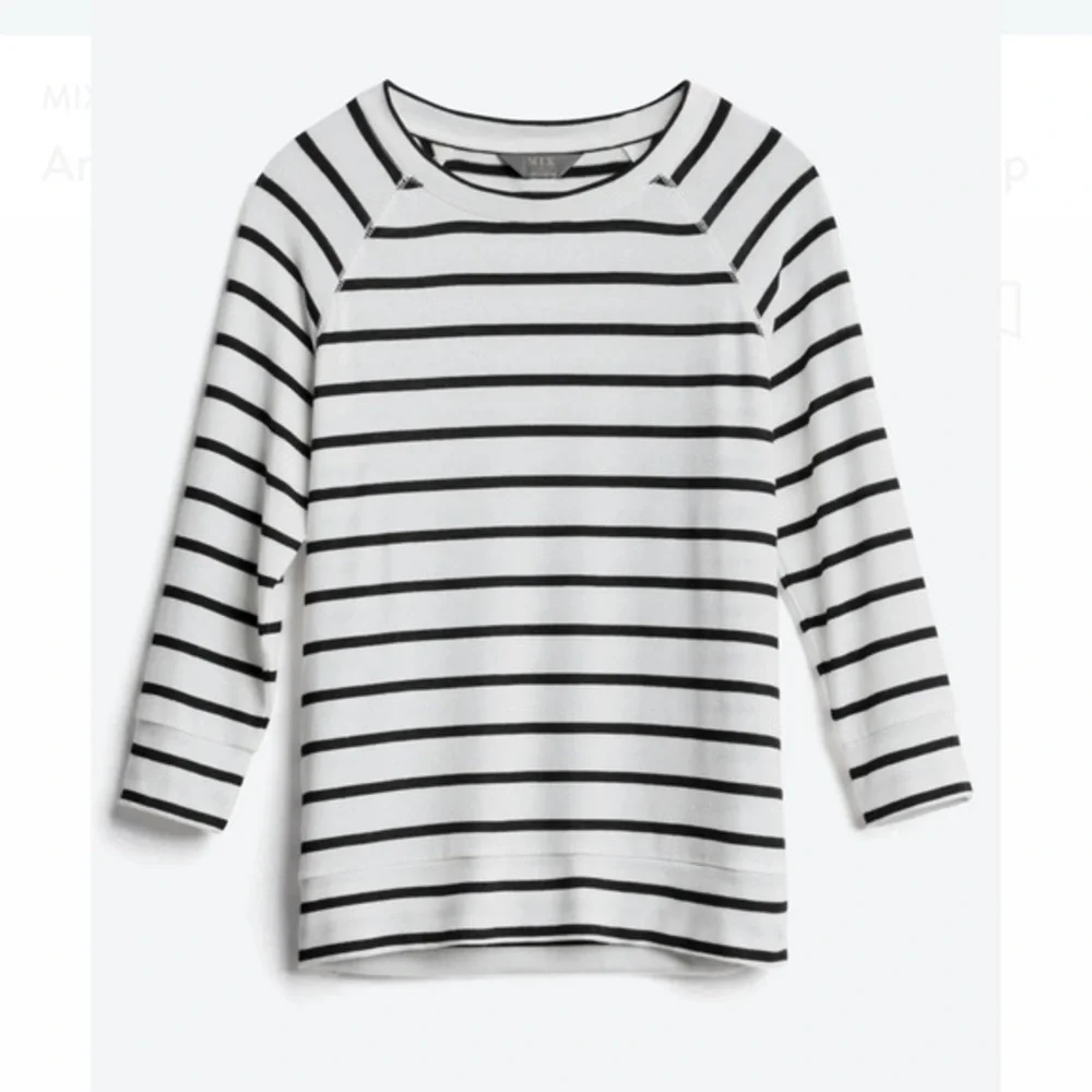 MIX BY 41 HAWTHORN Arnold Three Quarter Sleeve Raglan Knit Top size M - Picture 1 of 6